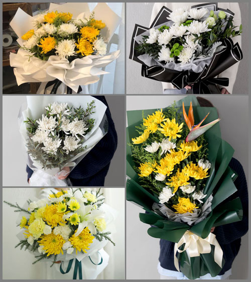 广东汕尾市城区凤山街道白事花束代送